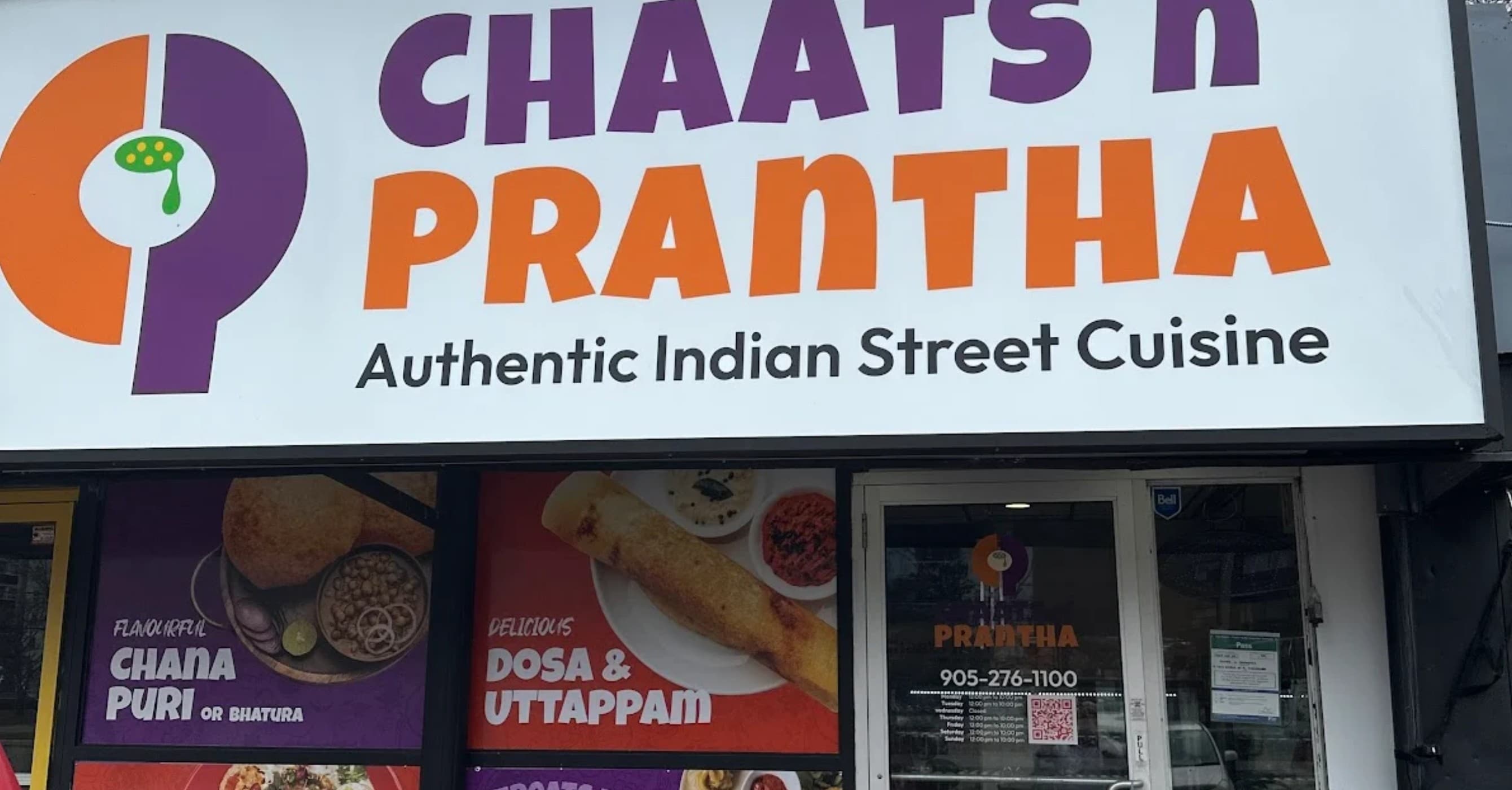 Food at Chaats n Prantha